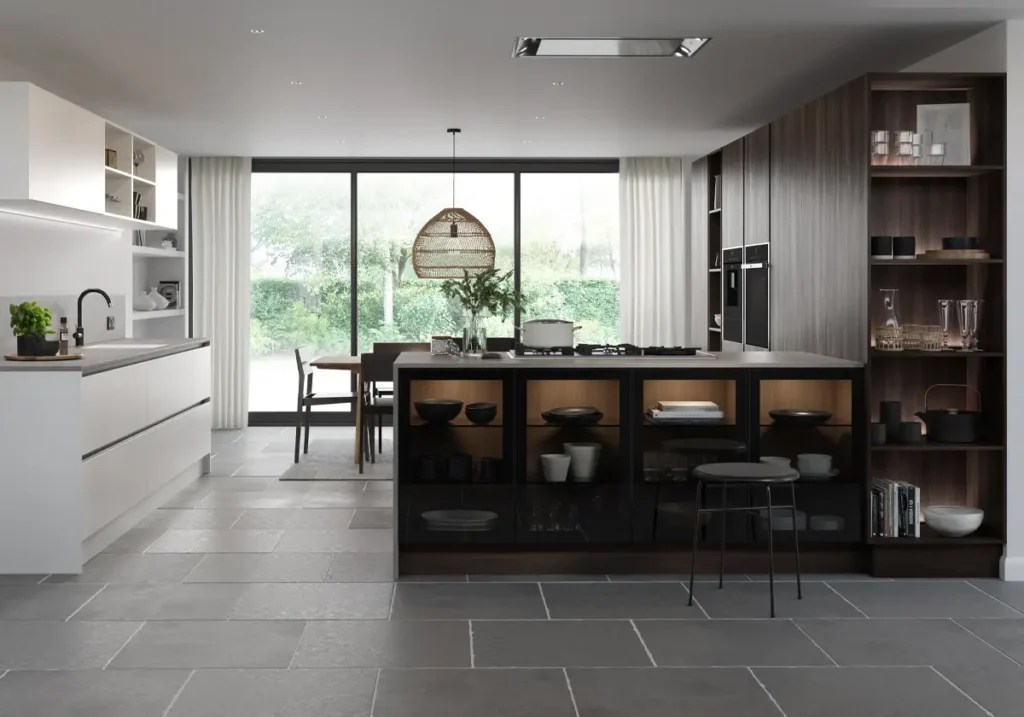 Truffle Robinia and Alpine by QKS Stamford Quality Kitchen Services | QKS Kitchens Stamford Design, Advice & Installation